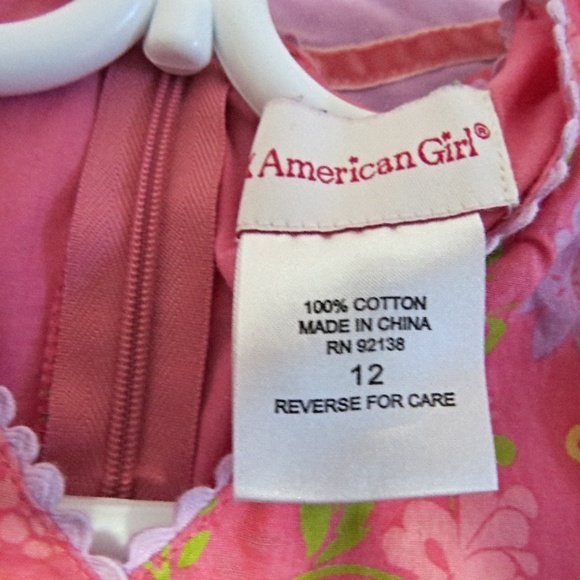American Girl Doll With Matching Girls Dress in size 12 - Picture 13 of 14